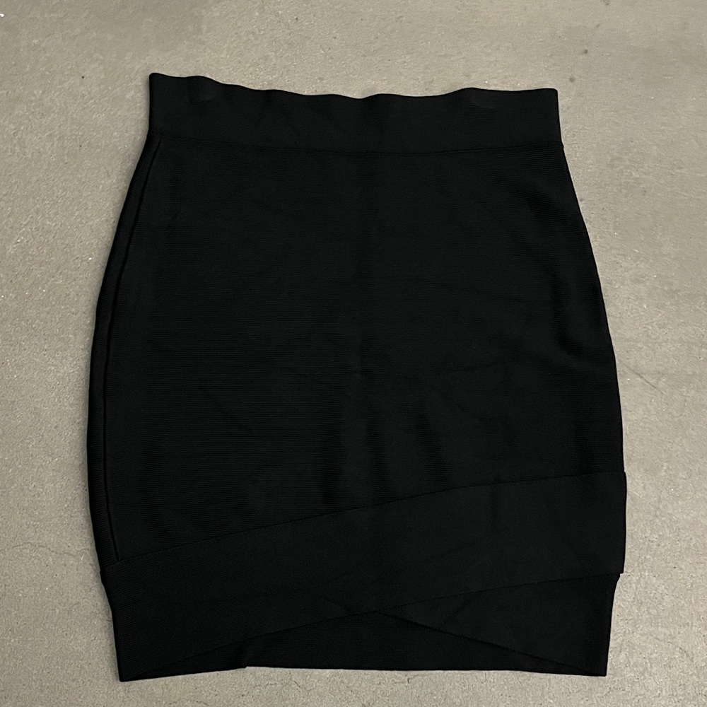 BCBGMaxAzria Black Pencil Skirt